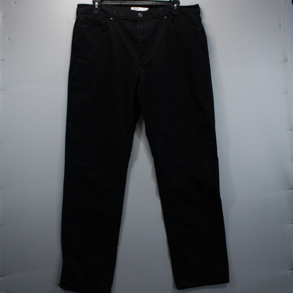 Signature by Levi Strauss Gold Mens Black Athletic Workwear Utility Pants 38x34